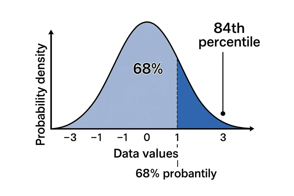 percentile vs. probability